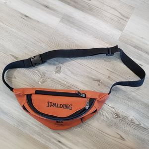 men's vintage fanny pack Spalding basketball